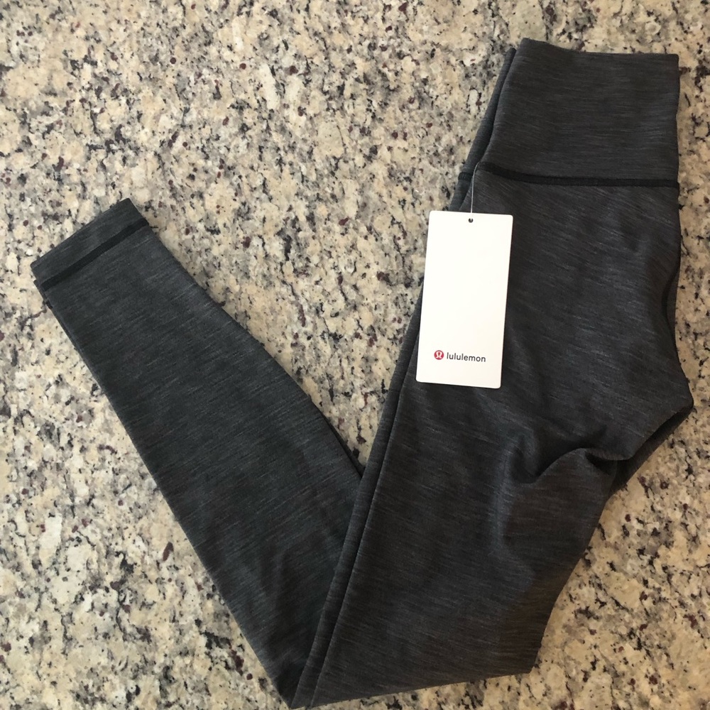 NWT - Lululemon Wunder Under HR Tight 28” HBLK Size 4
